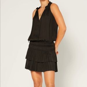 Black Current Air Mini Dress